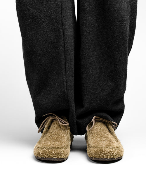 FLAT MOCASSIN - HAIRY SUEDE